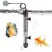 Bonlux Submersible Aquarium Heater 50W Mini Fish Turtle Tank Heater Temperature Adjustable with Thermometer Supports up to 60L Water with 2X Sucker Cup BS Plug 0.9M Cable 50W Black