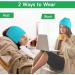 Migraine Relief Cap Reusable Cold Hot Therapy Migraine and Headache Relief Cap Single-Sided Gel Ice Hot Head Wrap for Chronic Migraine Tension Headache Sinus Stress Puffy Eyes (Blue) - Buy Online on SooperMarket.com