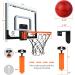 AOKESI Indoor Basketball Hoop with Electronic Scoreboard - Mini Over The Door Toy for Boys  Men  and Adults | Perfect Gift for Ages 5-12 - Buy Online on SooperMarket.com
