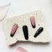 Green Rhinestone French Tip Press on Coffin Nails - Medium Full Cover Glitter Acrylic False Nails for Women - Buy Online on SooperMarket.com