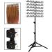 Folpus Hair Braiding Rack 110-150cm Foldable Keep Neat and Tidy Hair Display Stand Hair Holder - Buy Online on SooperMarket.com