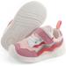 LACOFIA Baby Girls Pink Toddler Sneakers | Anti-Slip Rubber Sole | Size 5 UK Child - Buy Online on SooperMarket.com