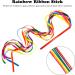 Niuhong 4 Pcs Rainbow Dance Tapes & Skill Baton Rods - Colorful Streamers for Kids & Art Dances - Buy Online on SooperMarket.com