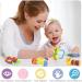 WISHTIME 11PCS Baby Rattles Teethers for Newborn Toys - Hand Development Rattle Toys and Giant Bottle - Gifts for Infants 0-12 Months (Blue) - Buy Online on SooperMarket.com