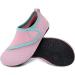 JIASUQI Kids Water Shoes - Quick Dry Aqua Socks for Beach & Pool | Size 5.5/6 UK Child - Pink - Buy Online on SooperMarket.com