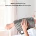 Huairdum Foot Heating Pad - Multifunctional Fast Heating Blanket with Controller for Home - Easy-Care Gray Comfort - Buy Online on SooperMarket.com