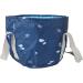 Portable Waterproof Collapsible Foot Bath Tub High Temperature Resistance Multi Purpose with Water Based Printing Sturdy Handle for Travel Picnic Camping (Navy Whale) - Buy Online on SooperMarket.com