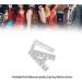 Capital Letter A Single Hip Hop False Tooth Halloween Festival Hip Hop Tooth Decoration Accessory (Silver Color) - Buy Online on SooperMarket.com