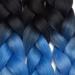 Buy Tess Braids Extensions - 60cm Jumbo Kanekalon Hair Braids (3 Pack: Black/Blue/Pink) for Box Braids - 100g Bundles - Ombre Hair Extensions - Buy Online on SooperMarket.com
