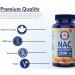 Orthomolecular Laboratories - NAC Supplement N-Acetyl-L-Cysteine 1000mg 125 Tablets Max Potency - Liver Health Lung Health and Respiratory Supplements - N-Acetyl Cysteine NAC Glutathione Supplement - Buy Online on SooperMarket.com