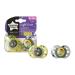 Tommee Tippee Night Pacifier Set - Symmetrical Orthodontic Design for 18-36 Months Glow in the Dark - 2 Pack - Buy Online on SooperMarket.com