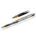 Cats Tongue Full Cover French Brush Set - Deluxe Gel Brush with Rhinestone Handle for Perfect Nail Art - Buy Online on SooperMarket.com