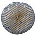 Hair net with rhinestones in Crystal Black