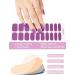 Kalolary Gel Nail Polish Strips Nail Gel Art Sticker Waterproof Full Nail Wraps Decal Sets with Scissors Nail File and Stick for Women Girls Nail Art Decor (UV/LED Lamp Required)-4 - Buy Online on SooperMarket.com