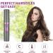 OBEST Cordless Hair Straighteners Curler 2 in 1 Mini Portable Travel Wireless Flat Iron Fast Heat Up Anti-Scald 3-Level Straightener for Swift Smooth and Glossy Hair Type-C Rechargeable (Grey) Gray - Buy Online on SooperMarket.com