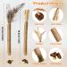 Zuimei 6 Pack Silvervine Chew Sticks Kitten Teething Toys Natural Cat Teeth Nip Cleaning Teeth Chew Catnip Toys with Bells and Feathers for Cat Teeth Cleaning Kitten Teething and Stress Release - Buy Online on SooperMarket.com