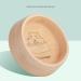 Niteangel Wooden Hamster Feeding Bowl - Small Animal Food Dish for Dwarf Syrian Hamsters Gerbils Mice Degus or Other Similar-Sized Small Pets (Hammy Pattern for Dwarf) Beige Hammy Pattern For Dwarf - Buy Online on SooperMarket.com