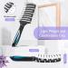 Curved Vented Detangling Hair Brush for Faster Blow Drying - Professional Vent Detangler for All Hair Types (Black) - Buy Online on SooperMarket.com