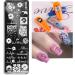 Sanwood Nail Stamps for Stunning Nail Art | Stainless Steel Manicure Tool Set for Women | Perfect Human Facial Pattern Templates - Buy Online on SooperMarket.com