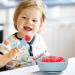 Lanjue Silicone Suction Bowl Set for Baby Toddler | BPA Free Non Slip Weaning Bowl with Spoon & Fork | Blue - Buy Online on SooperMarket.com