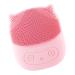 Face Wash Scrubber Penguin Shape Vibrating Face Brush - Waterproof Skin Care Face Brushes Electric Face Brush for Women and Men Pink
