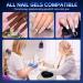 Buy UV LED Nail Lamp 72W - Rechargeable Sparkly Wireless Nail Dryer with 5 Timer Settings | Quick Dry Gel Polish Curing Light for Salon & Home - A-white - Buy Online on SooperMarket.com