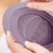 Jomewory Makeup Brush Cleaner Cosmetic Brushes Scrubber Bowl Portable Cleansing Mats Washing Tool For Women's Brushes Sponge and Puff Purple - Buy Online on SooperMarket.com