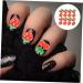 FRCOLOR 180 Pcs Nail Fruits Decoration Cute Lip Gloss Tool Nail Decoration Fruit Slices Cherry Fruit Flatback Lip Gloss Kit to Nail Art Charms Hair Red Resin Nail Supplies Strawberry 3d - Buy Online on SooperMarket.com