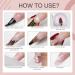 28g Acrylic Nail French Manicure Powder Set - White, Clear, Black, Nude | HJ-NAP016 (No.16) - Buy Online on SooperMarket.com