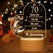 70th birthday woman man gifts for 70th birthday - acrylic night light gifts decoration 1953 70th birthday for father mother friends husband wife 70th birthday gift ideas