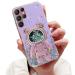Tivenfezk Nadoli for Samsung Galaxy S23 Ultra Treisand B r Astronaut Hidden Stand Shell cartoon glitter astronaut stand soft silicone bling cell phone case transparent protective cover samsung galaxy s23 ultra purple