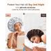 Shop Mikimini Satin Hood 2-Pack for Men & Women - Turnable Double-Layer Silk Sleep Hood for Curly Hair & Braids - Adjustable XL (Chocolate/Silver) - Buy Online on SooperMarket.com