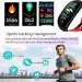Fitness Tracker Smart Watch Bracelet | 1.14 Color Screen, IP68 Waterproof, Step Calorie Counter, Sleep Monitoring | Activity Tracker for Women Men Kids - Red - Buy Online on SooperMarket.com