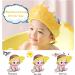 Kids Shower Cap - Adjustable Crown Shampoo Shield for Baby Bathing - Yellow - Buy Online on SooperMarket.com