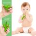 Cactus Teether Baby Toothbrush | Self-Soothing Pain Relief Teething Toy for Babies | Natural Organic BPA-Free | Green - Buy Online on SooperMarket.com