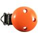 Eco-Friendly Orange Wood Pacifier Clips - Set of 2 | Safe & Stylish Baby Clips for International Shipping - Buy Online on SooperMarket.com