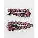 Sparkle Shiny Beautiful Diamante Rhinestone Triangular Shape Snap Hair Clips Wedding Bridal Accessories Multi - Buy Online on SooperMarket.com