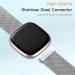 Stainless Steel Mesh Band for Fitbit Versa 3, Sense, Versa 4 - Small Silver - 5.5-7.5 - Buy Online on SooperMarket.com