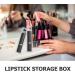 25pcs Transparent Lip Gloss Boxes - Clear Lipstick Holders & Portable Lip Balm Pouches for International Shipping - Buy Online on SooperMarket.com