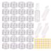 70 pieces of jaws jar 5ml jar with lid cans for lip balm jar small crucible for lip balm mini cream can empty creamed boxes of ointmented food cosmetic cans 70 x 5ml transparent