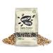 Mixed Black & White Savory Toasted Sesame Seeds by Munchy Seeds - Perfect Vegan Snack Protein-Rich Ideal for Salads & Sushi Nutrient-Dense 500g Mixed Sesame Seeds
