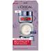L'Or al Paris facial care set anti-aging hyaluron day care and night care against wrinkles with micro filler hyaluronic acid Revitalift Filler 2 x 50 ml daily & night care set 100 ml (1 Pack)