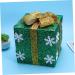 Cabilock Box Shop Decoration Decorative Wall Basket Showcase Adornment Christmas Bag Green 15.00X15.00X15.00CM - Buy Online on SooperMarket.com