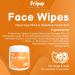 FriPuP 100Pcs Pet Face Wipes for Dogs and Cats - Clean Body, Eyes, Facial Stains, and Ear Wax - Nonwoven Fabric, Convenient for Home or Outdoor - Buy Online on SooperMarket.com
