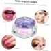 minkissy Nail Art Crystal Cup Cosmetics Glass Purple Cover Diamond 6.5x8cm Purple - Buy Online on SooperMarket.com