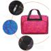 JanTeelGO Sewing Machine Carrying Case - Red Nylon Tote Bag with Pockets and Padded Storage Cover for Singer, Brother, Janome - Convenient Handles and Durable Design - Buy Online on SooperMarket.com