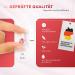 Schallwerk Women+ Earplugs - Noise Damping & Sound Quality - Transparent Ear Protection for Music Festivals Work & Learning - Compact Aluminum Case with Red Filters - Buy Online on SooperMarket.com