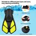 Adjustable Open Snorkeling Swim Fins - Light, Durable for Kids and Adults - Extra Small Yellow - Buy Online on SooperMarket.com