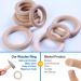 Arudyo Silicone Rudder Teether with Wooden Ring for Babies - BPA Free, Soothing Teething Toy (Khaki) - Buy Online on SooperMarket.com