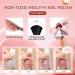 TBeautfave Red Nail Varnish Peeling off Nude Nail Polish Quick Dry Long Lasting Nail Polish Non-Toxic Water Based Pink Nail Polish No Need Cure Nail Varnish at Home Manicure Red bean paste - Buy Online on SooperMarket.com